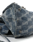 Denim BB Monogram Neo Cagole City Handbag Blue