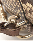 Snakeskin Large New Jackie Shoulder Bag Multicolor