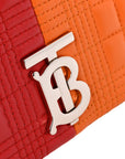 Lambskin Quilted Small Lola Bag Bright Red Orange