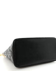 Caviar Quilted Medallion Tote Black