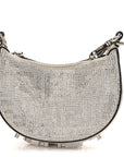 Crystal Vitello Laminato Suede FF Nano FNDIgraphy Hobo Charm Grey