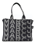 Denim Jacquard Large The Monogram Tote Bag Denim Blue