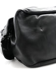Nappa Medusa Chain Shoulder Bag Black