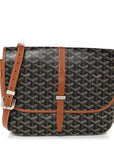 Goyardine Belvedere II MM Messenger Bag Black Gold