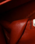 Caviar Quilted Medium Double Flap Red