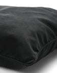 Nylon Vela Flat Messenger Bag Black