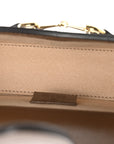 GG Supreme Monogram Mini Horsebit 1955 Shoulder Bag Beige Brown Sugar