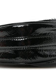 Patent Naplak Arque Shoulder Bag Black