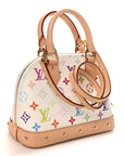 LV x TM Monogram Multicolor Alma BB White