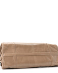 Glossy Calfskin Triangle Medium Bonnie Shoulder Bag Cameo