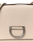 Goatskin Small D-Ring Bag Beige