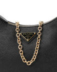 Saffiano Lux Re-Edition 2005 Shoulder Bag Black
