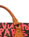 Monogram Graffiti Speedy 30 Fuchsia