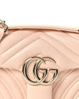 Lambskin Matelasse Small GG Marmont Shoulder Bag Millenial Pink