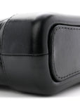 Aged Calfskin Quilted Small Gabrielle Hobo Black