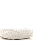 Nappa Intrecciato Small Jodie Hobo White