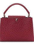 Ostrich Capucines MM Fuchsia