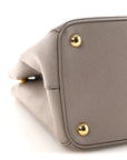 Saffiano Lux Large Galleria Double Zip Tote Argilla