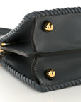 Vitello King Shiny Nappa Intreccio Petite Peekaboo I SEE U Satchel Tempesta