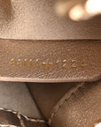 Metallic Lambskin Cannage Small Lady D-Joy Champagne