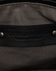 Nappa Intrecciato Crossbody Messenger Black