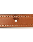 Natural Calfskin Medium Classic Box Flap Bag Tan
