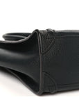 Pebbled Calfskin Nano Luggage Black