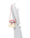 LV X TM Rattan Denim Calfskin Cerises Capucines Mini