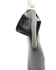 Lambskin Large JC Soft Hobo Bag Black