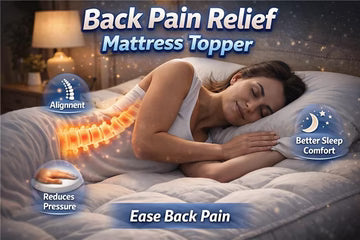 Back Pain Relief Mattress Topper Sleep Comfort That Supports Your Spine