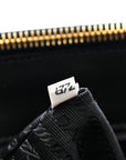 Saffiano Small Galleria Double Zip Tote Black