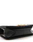 Lambskin Chevron Quilted Medium Boy Flap Black