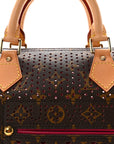 Monogram Perforated Speedy 30 Fuchsia