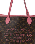 Monogram Articles de Voyage Ikat Neverfull MM Rose Velours