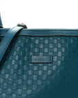 Soft MicroGCCIssima Dome Satchel Deep Cobalt