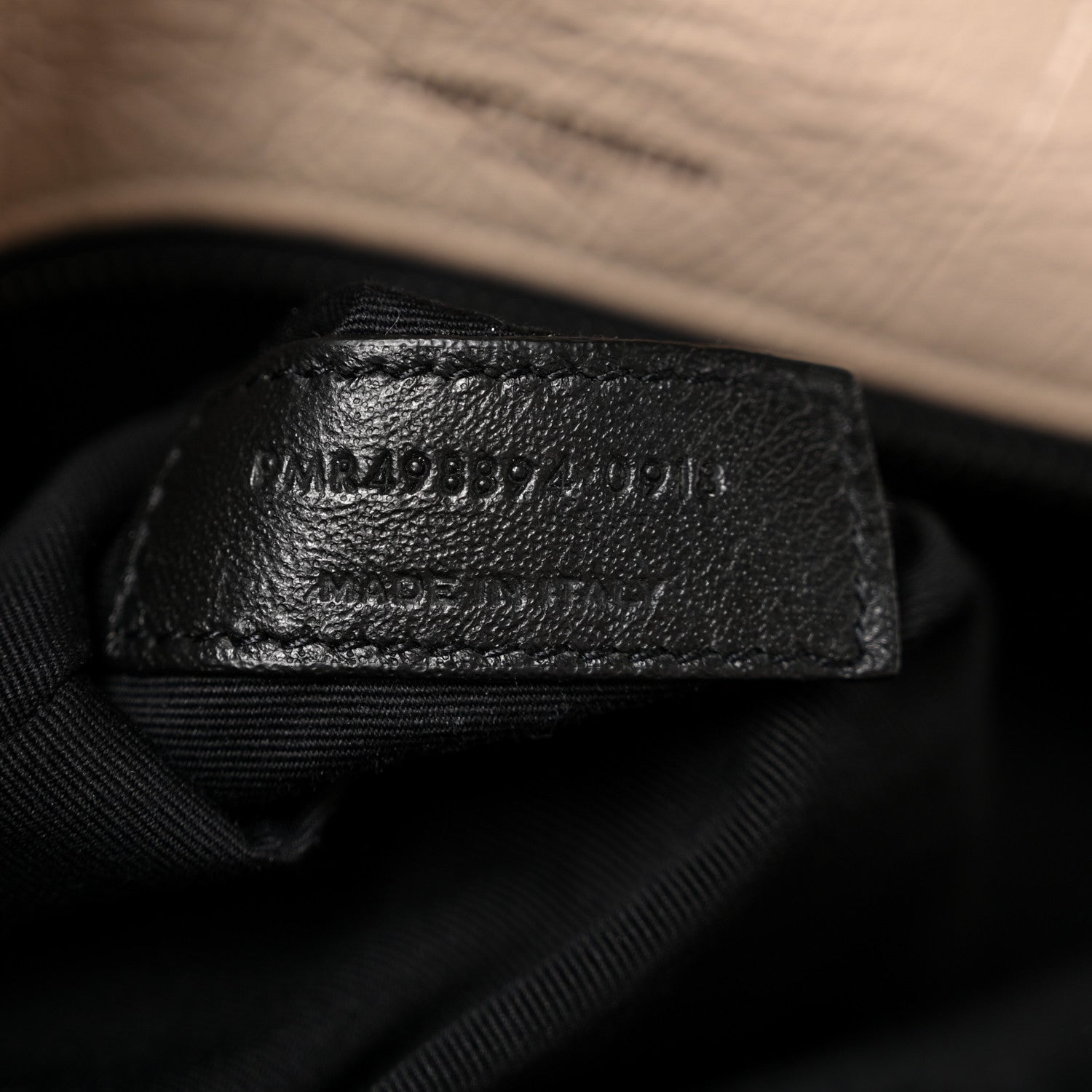 Crinkled Calfskin Matelasse Monogram Medium Niki Chain Satchel Gold Sand