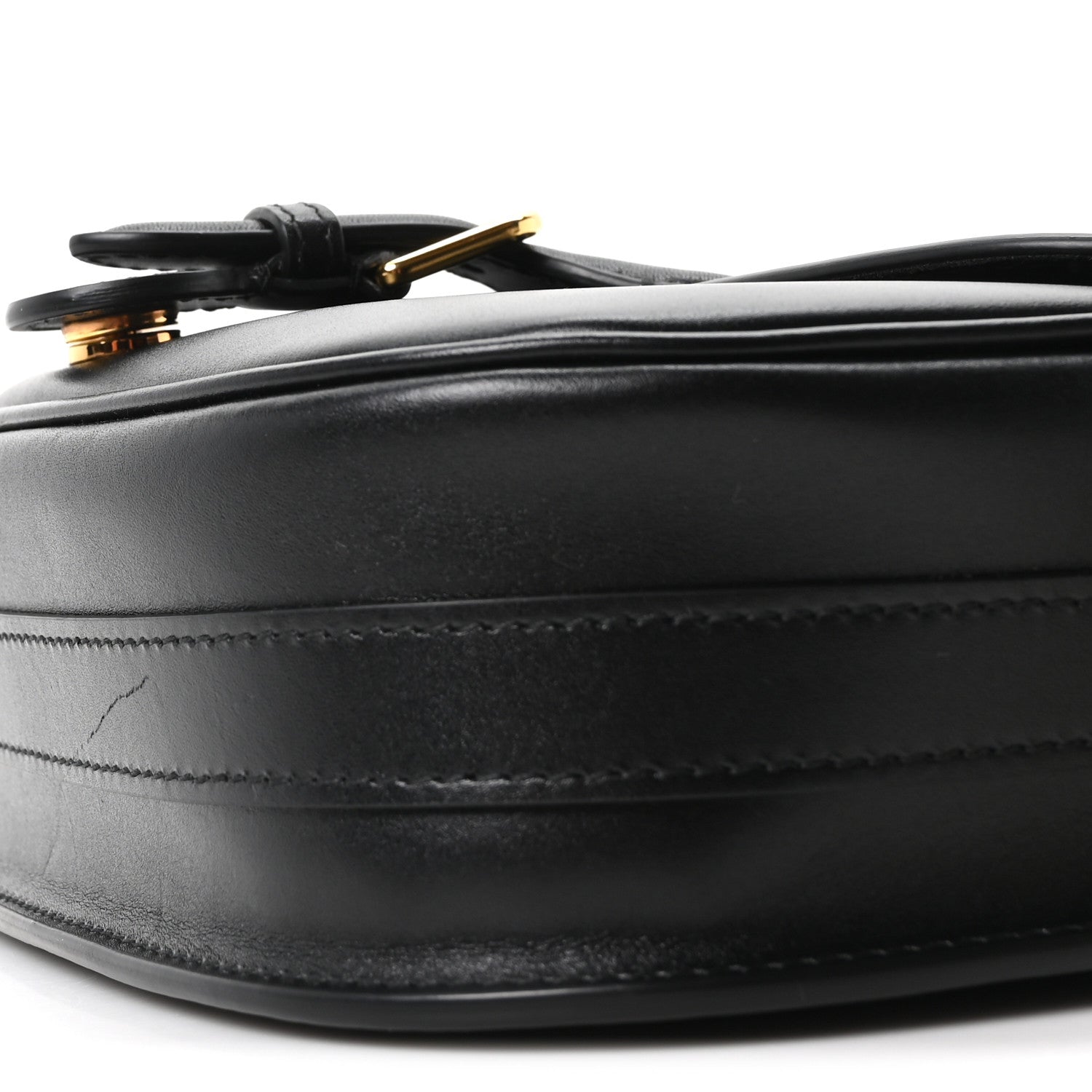 Box Calfskin Medium Bobby Flap Black