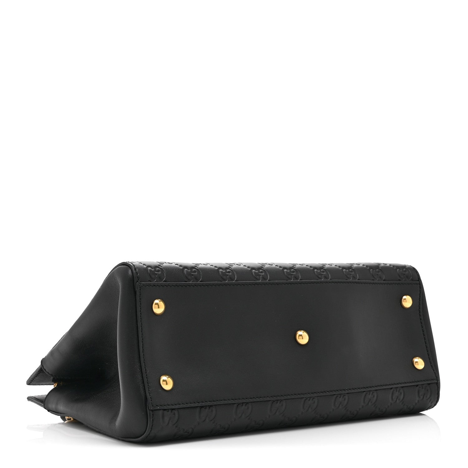 GCCIssima Signature Medium Shoulder Tote Bag Black