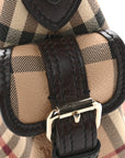 Haymarket Check Small Shoulder Bag Chocolate