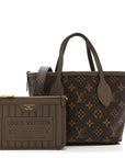 Monogram Neverfull Inside Out Bandouliere BB Dark Fango