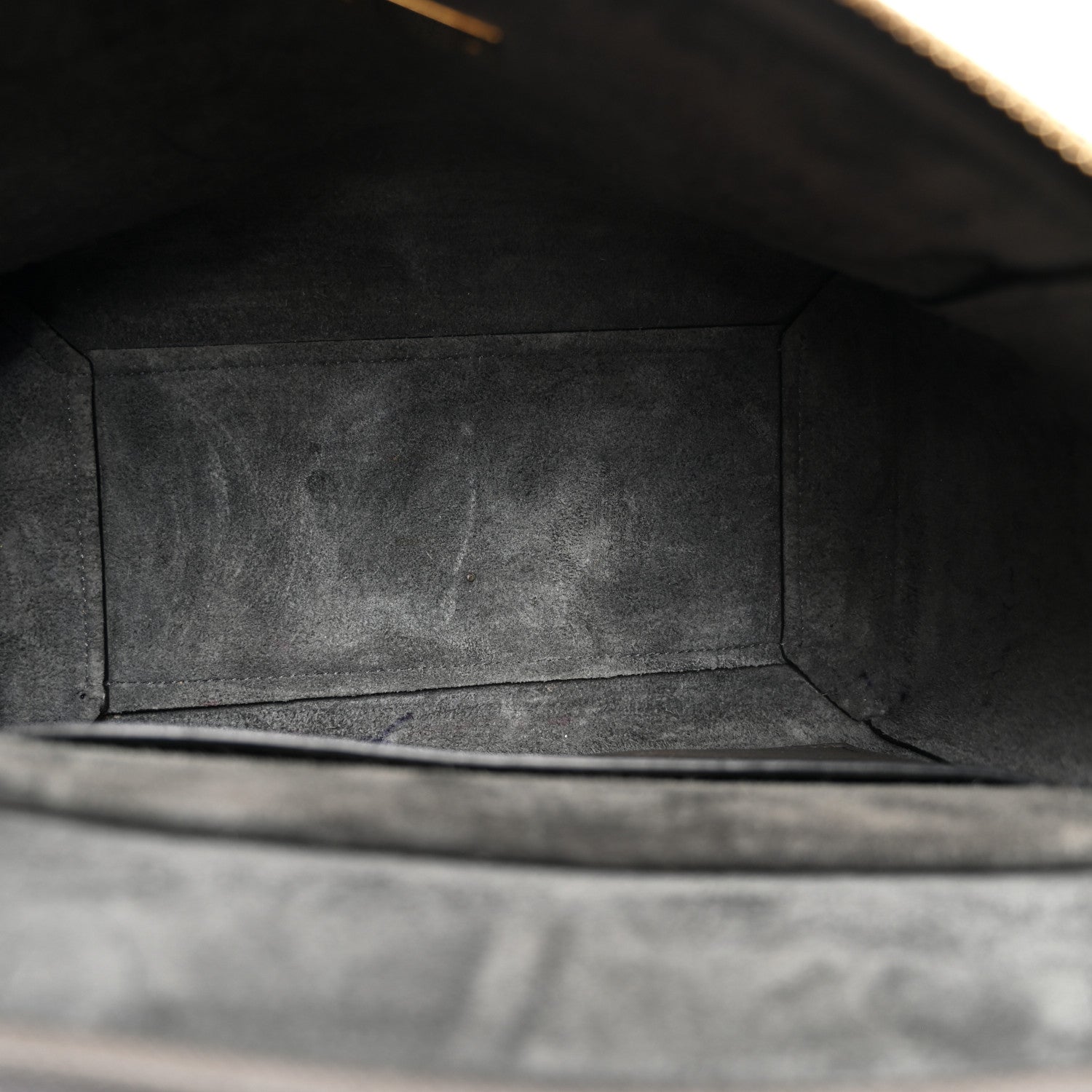 Grained Calfskin Micro Belt Bag Grey