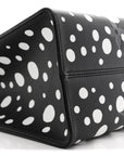 Monogram Kusama Dots Onthego MM Black White