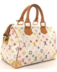 Monogram Multicolor Speedy 30 White