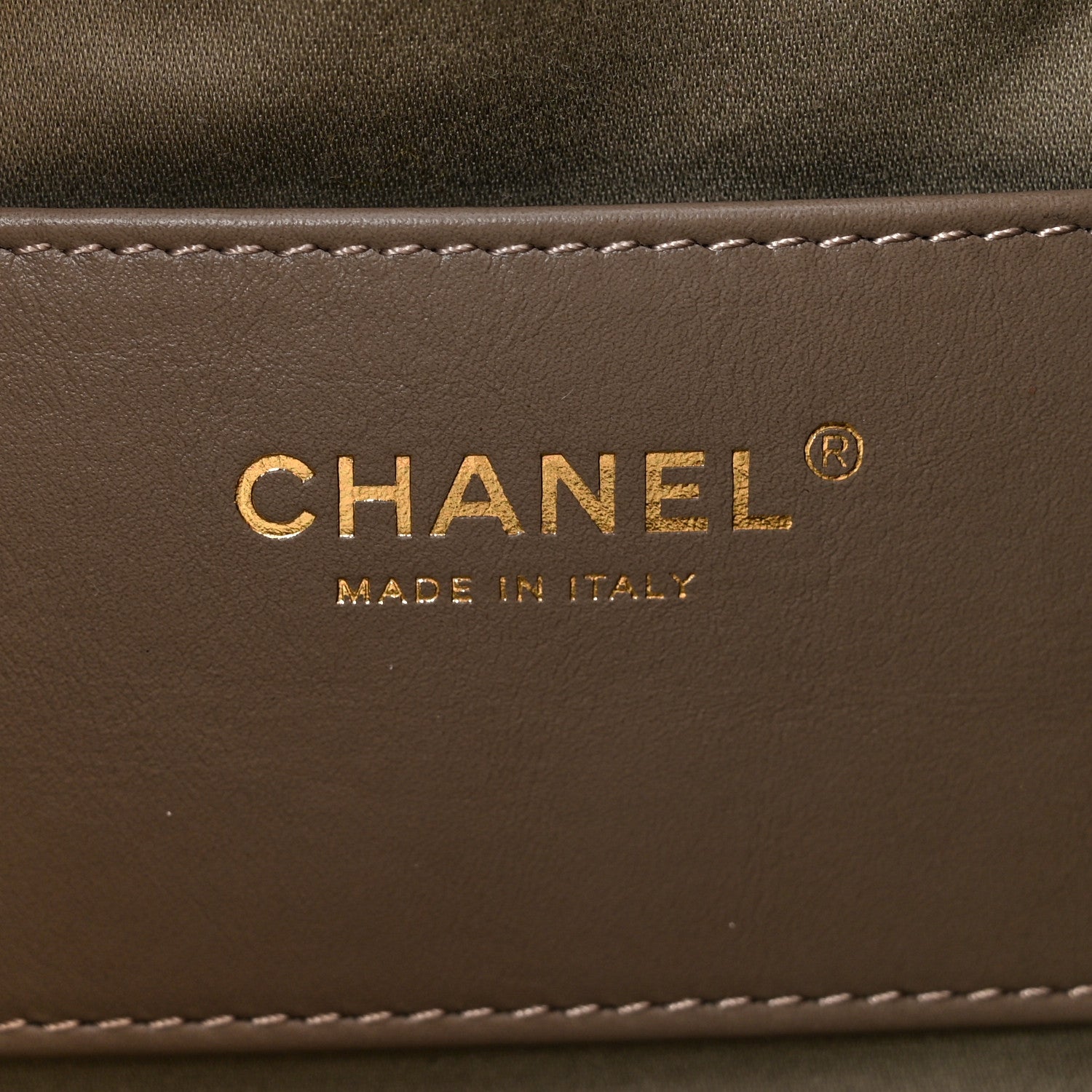 Suede Quilted Mini CHNL 25 Handbag Dark Grey
