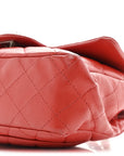 Lambskin Quilted Mini Rectangular Flap Red