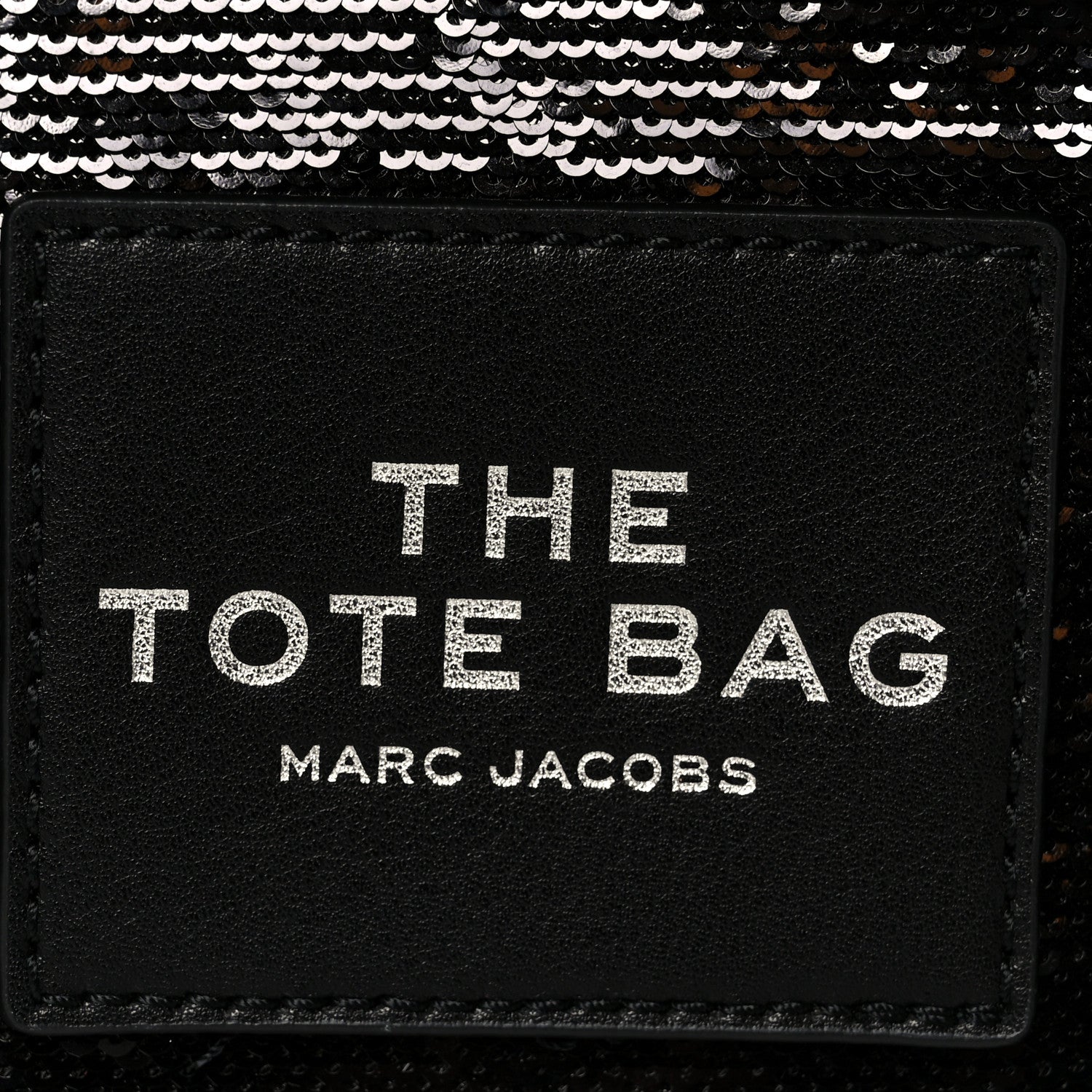 Sequin Small The Tote Bag Black