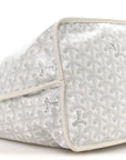 X PEANUTS Goyardine Reversible Anjou GM White