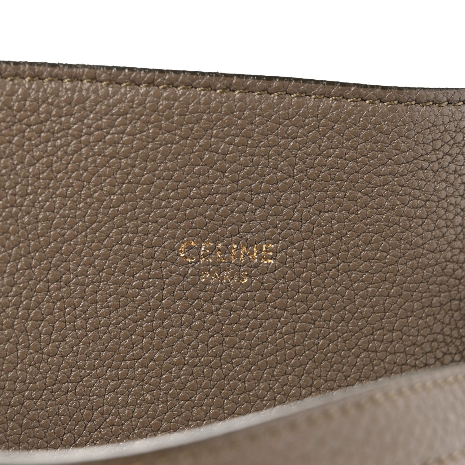 Soft Grained Calfskin Small Belt Cabas Phantom Taupe