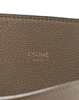 Soft Grained Calfskin Small Belt Cabas Phantom Taupe