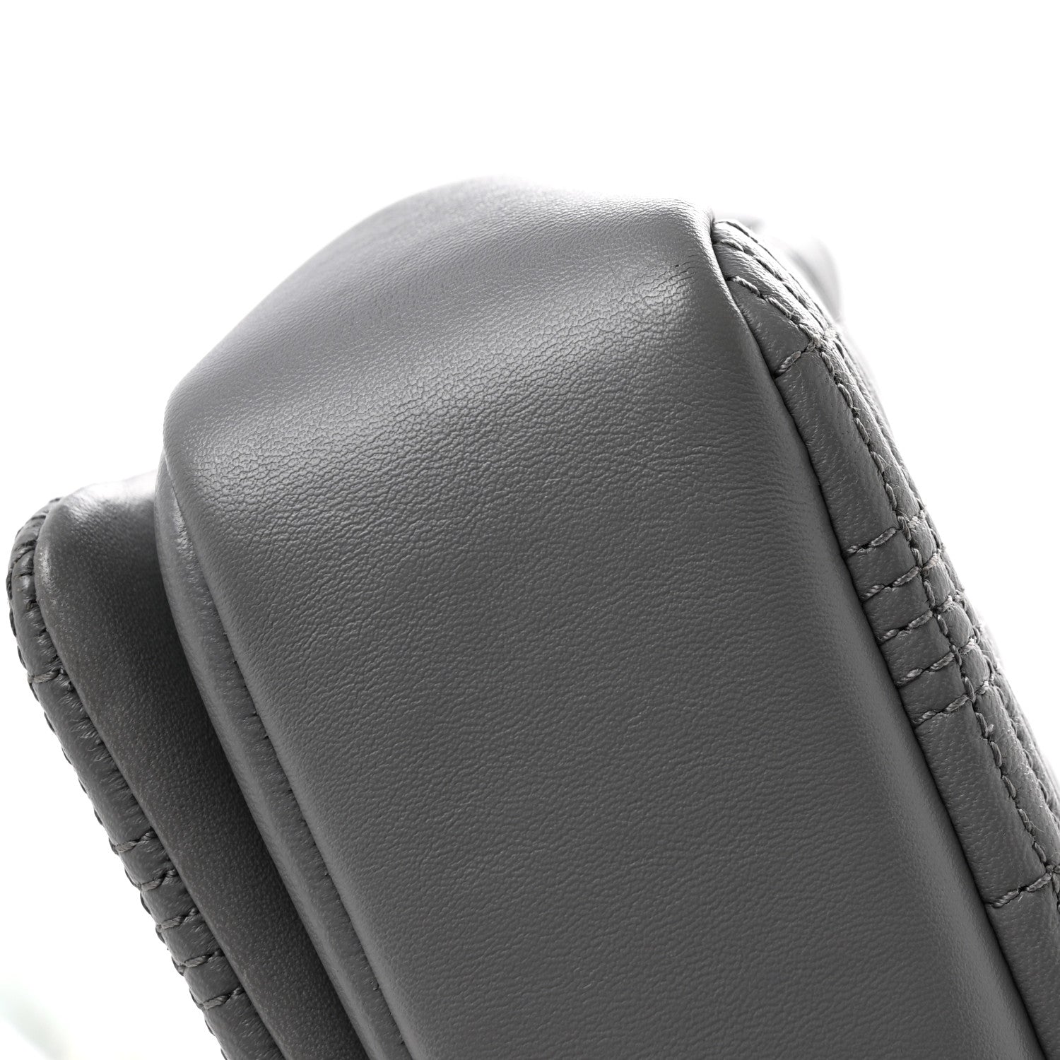 Lambskin Quilted Small Lola Bag Grey
